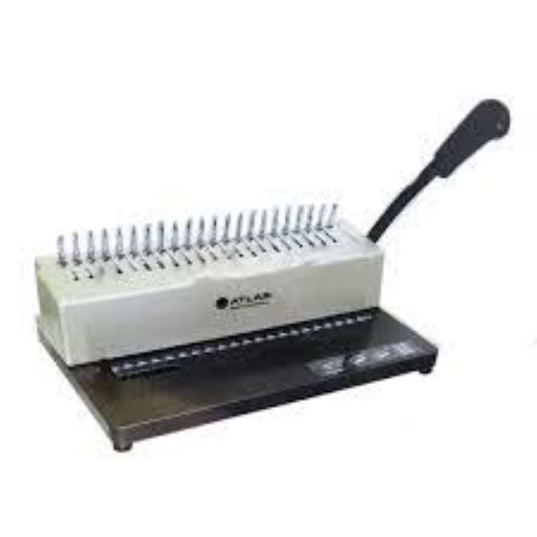 Atlas Manual Comb Punch&Bind Machine 10sht AS-BM-CMBSTARTER